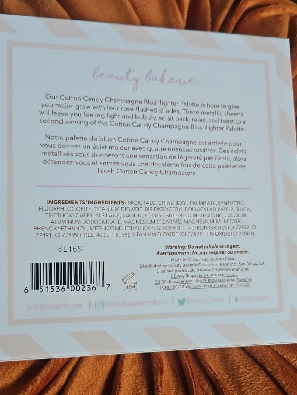 Beauty Bakerie Cotton Candy Champagne Blushlighter Palette